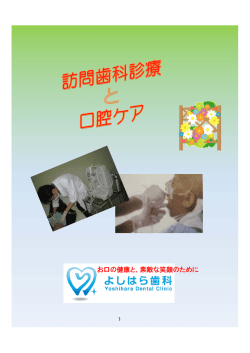 「訪問歯科診療パンフレット」（pdfファイル）