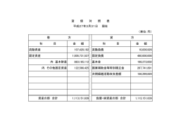 （単位：円） 科 目 金 額 科 目 金 額 流動資産 107,420,102 流動負債