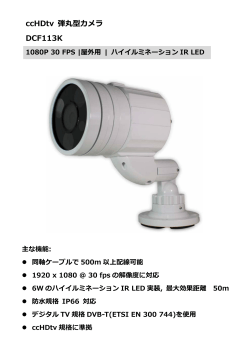 ccHDtv 弾丸型カメラ DCF113K