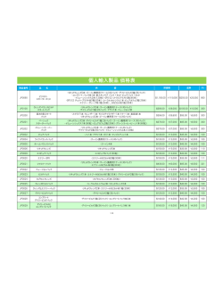 個人輸入製品 価格表 - Pure Team Global