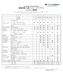 検査メニューをPDFにてダウンロード