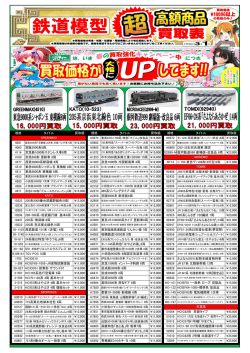 規格 商品名 買取額 規格 商品名 買取額 規格 商品名 買取額