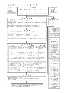 道徳教育 - 大東小学校