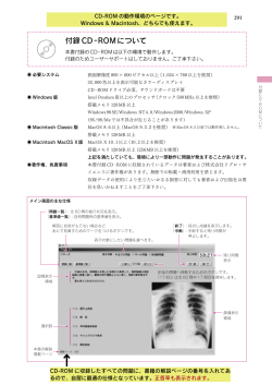 付録 CD−ROMについて