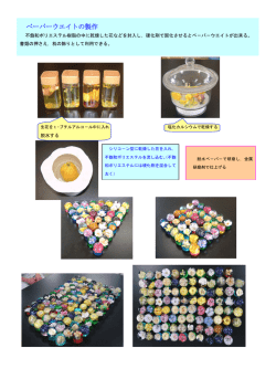 ペーパーウエイトの製作