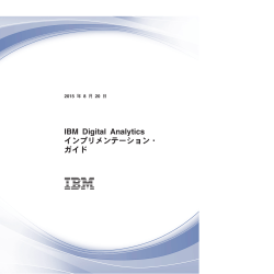 IBM Digital Analytics インプリメンテーション・ ガイド