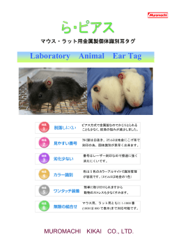 Laboratory Animal Ear Tag
