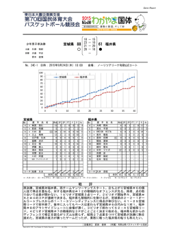 少年男子 準決勝結果