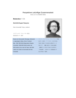Dr. Mechthild Duppel-Takayama