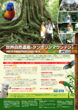 世界自然遺産とタンボリンマウンテン