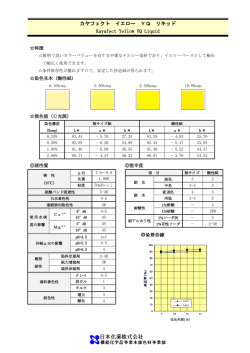 カヤフェクト イエロー YQ リキッド Kayafect Yellow YQ Liquid