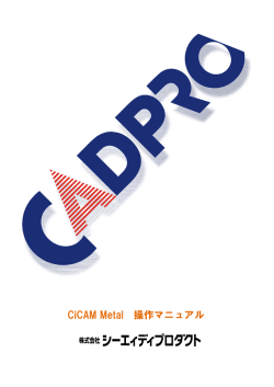 CiCAM Metal 操作マニュアル