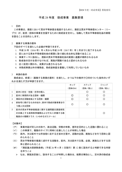 H28【助成】募集要項[PDF：229KB]