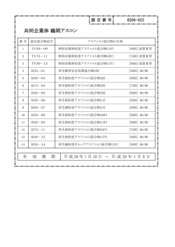 共同企業体 鶴岡アスコン