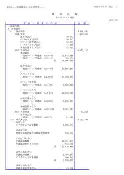 財産目録（PDF）