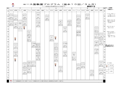 月 火 木 土 コース型教室は別途事前申込みが必要です。 水 金