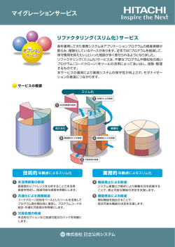 リファクタリングサービス（PDFファイル形式、858KB、新規ウィンドウを表示）