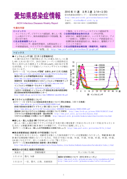 愛知県感染症情報