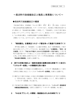 機構改革・人事異動の概要 (PDF形式：258KB)