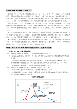 行動計画策定の背景及び基本方針（P1-P4）