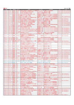 公認大会中止・延期変更管理表