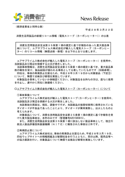 （電気ストーブ（カーボンヒーター）（無償点検・修理））[PDF