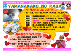 ～ドドンパピンクと一緒にKABA BUSをピンクに染め