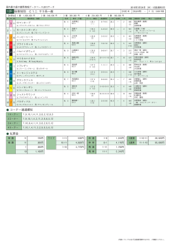 12R 桜草特別 C1二 サラ系一般 コーナー通過順位 払戻金