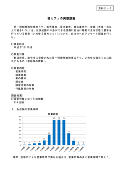 猫カフェの実態調査