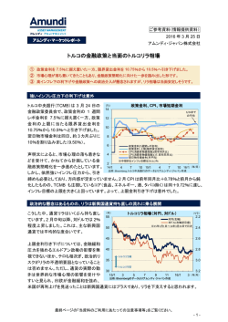 トルコの金融政策と当面のトルコリラ相場