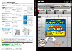 ワイヤレス記録計 - M