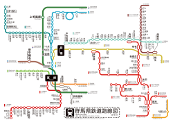 Ō - 47都道府県鉄道路線図
