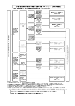 （参考）前回再研修修了者の更新に必要な研修 フローチャート【平成28