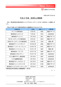 上場実績追加のお知らせ【株式会社ウイルプラスホールディングス】