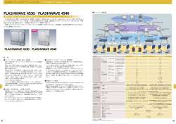 ネットワーク製品総合カタログ - ADMトランスポートシステム