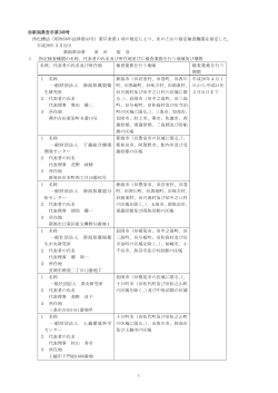 浄化槽法による指定検査機関の指定（PDF: 96KB）