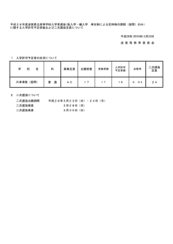 （転入学・編入学 単位制による定時制の課程（昼間）のみ）