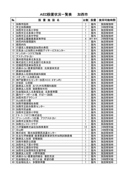 加西市設置事業所〔PDF：13KB〕
