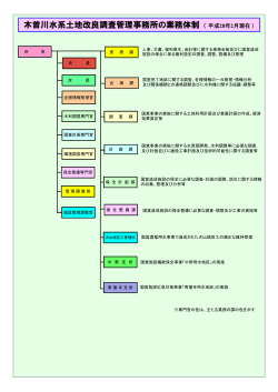 木曽調の組織図の拡大版へ（PDF：46KB）
