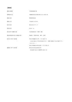 内部統制報告書