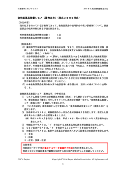 平成28年4月診療報酬改定対応