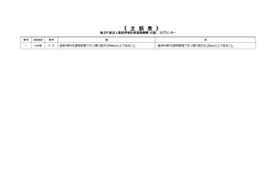 正誤表【PDF:18KB】 - NITE 独立行政法人 製品評価技術基盤機構