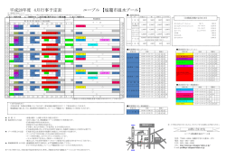 平成28年度 4月行事予定表 ユープル 【塩竈市温水
