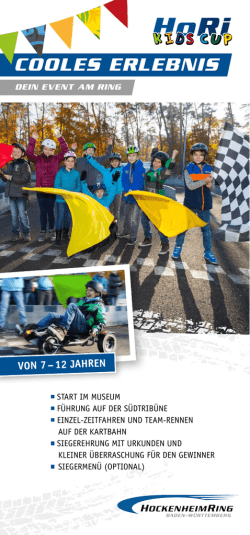 Flyer HoRi Kids Cup als PDF zum