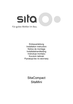 SitaCompact SitaMini - Sita Bauelemente GmbH