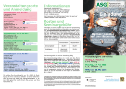Programm - Die Agrarsoziale Gesellschaft eV