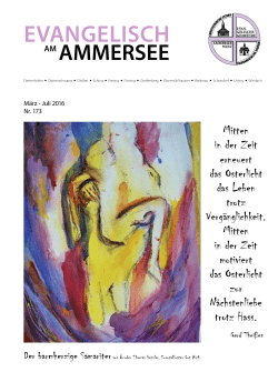 Juli 2016 - Evangelisch am Ammersee