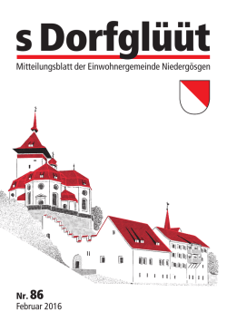 Inhalt 86.indd - Niederg&ouml;sgen