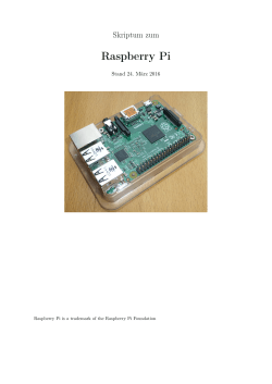 Raspberry Pi - Informatikunterricht