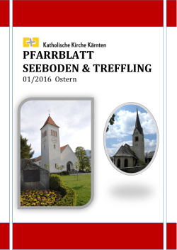 pfarrblatt seeboden & treffling